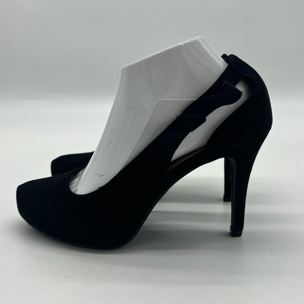 Just Fabulous Black Velvet Heels